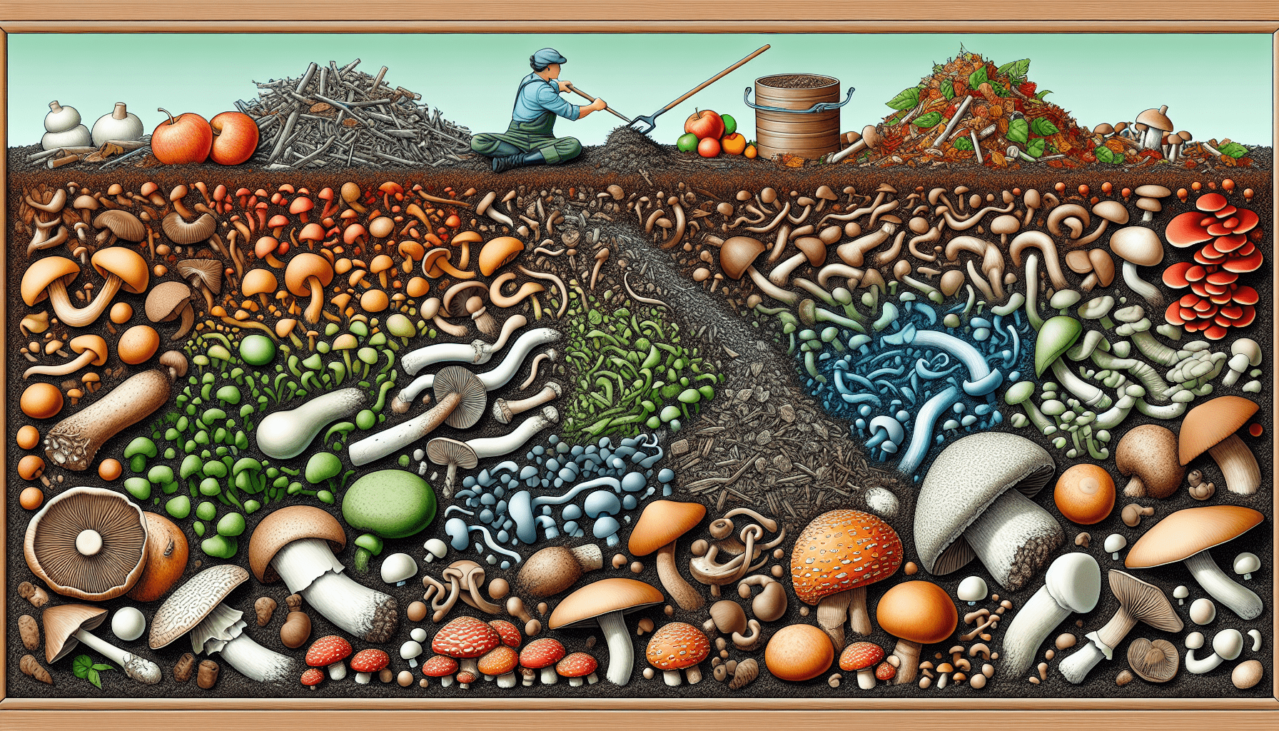Can I Create My Own Mushroom Compost Blend Using Different Types?