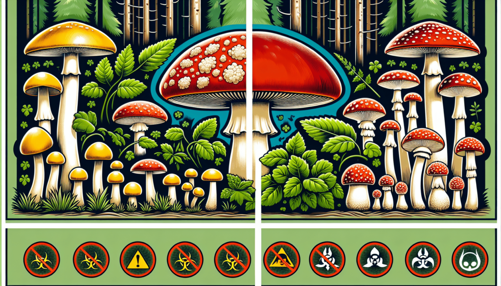How Do I Distinguish Between Edible And Toxic Amanita Mushrooms?